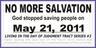 NO MORE SALVATION Tract pdf image